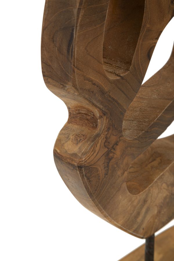 SCULTURA LUBANG CM 25X10X38 IN TEAK RICICLATO (PEZZI UNICI - NON RIP. IN SERIE) - FERRETTI
