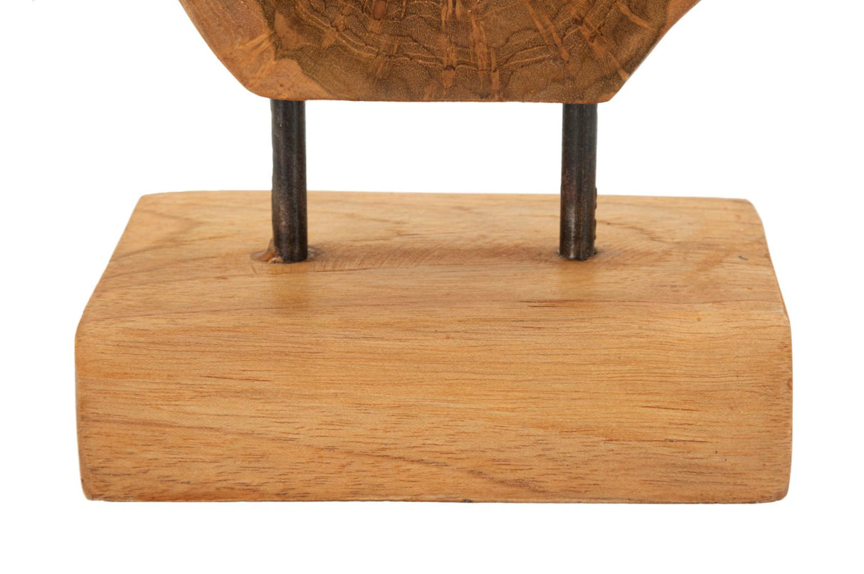 SCULTURA LUBANG CM 18X10X27 IN TEAK RICICLATO (PEZZI UNICI - NON RIP. IN SERIE) - FERRETTI
