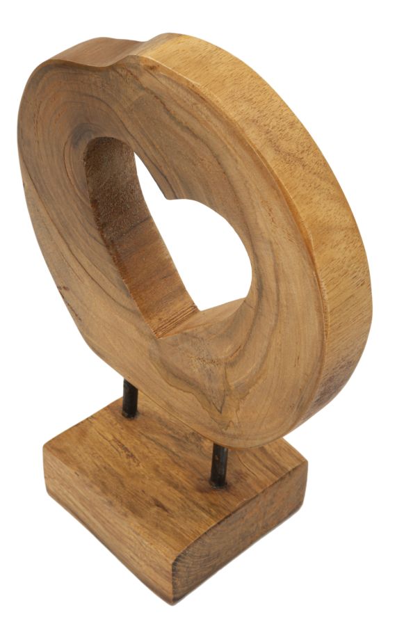 SCULTURA HASI CM 20X10X28 IN TEAK RIC. (PEZZI UNICI - NON RIP. IN SERIE) - FERRETTI