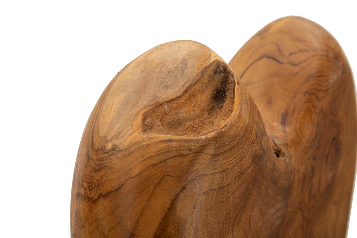 SCULTURA DOBU CM 25X12X45 IN TEAK RICICLATO (PEZZI UNICI - NON RIP. IN SERIE) - FERRETTI