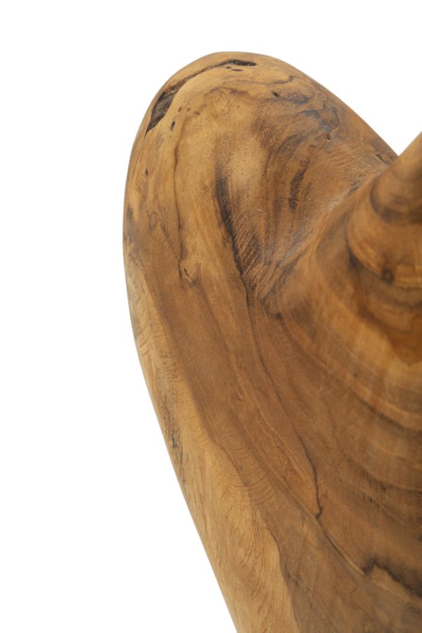 SCULTURA DOBU CM 20X12X37 IN TEAK RICICLATO (PEZZI UNICI - NON RIP. IN SERIE) - FERRETTI