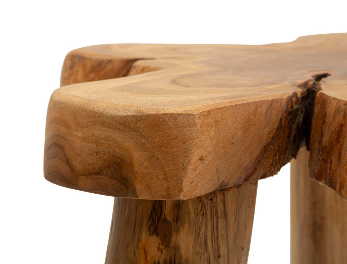 TAVOLINETTO BINTANG IN TEAK RIC. (PEZZI UNICI - NON RIP. IN SERIE) - FERRETTI