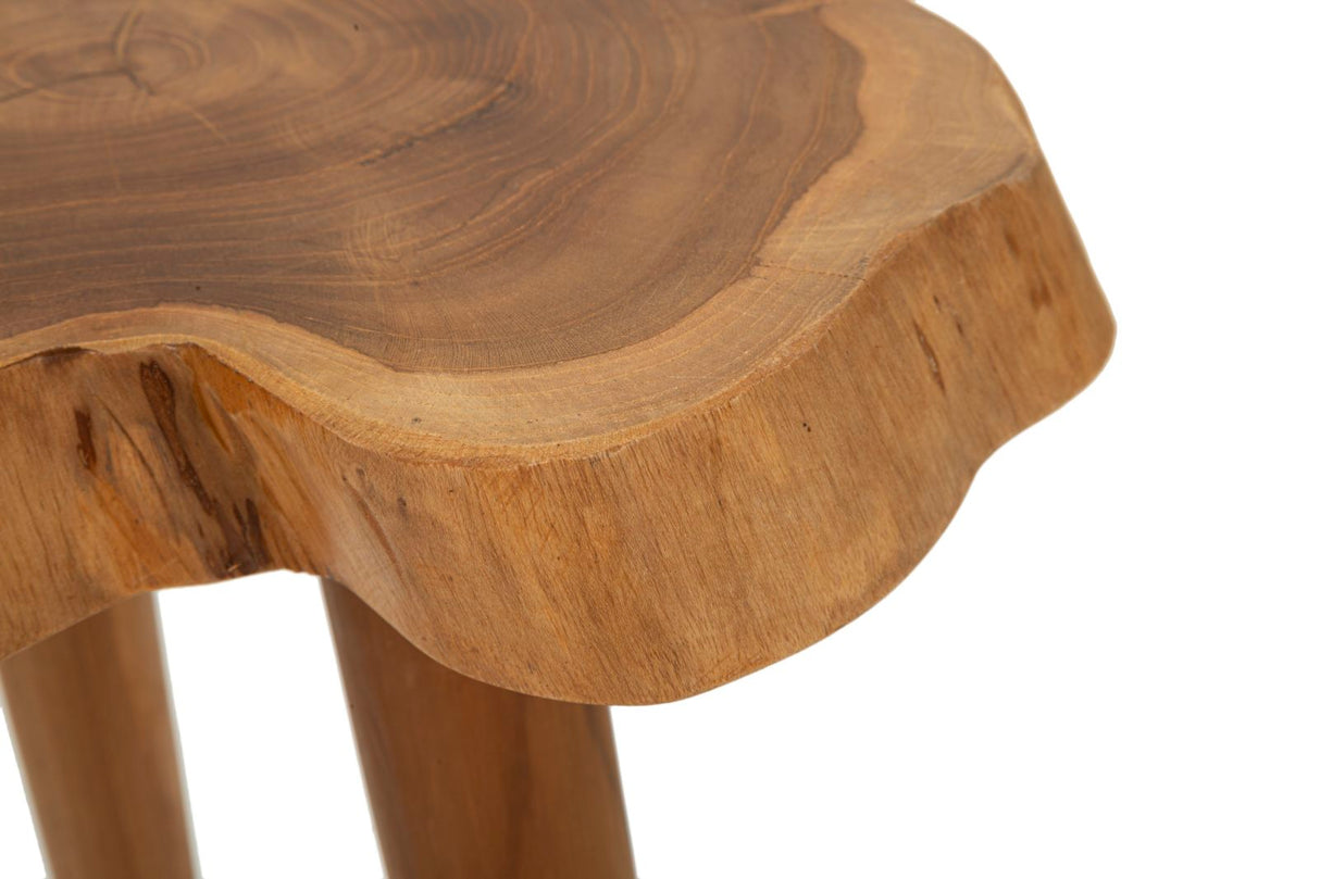 SGABELLO BUDUT IN TEAK RICICLATO (PEZZI UNICI - NON RIP. IN SERIE) - FERRETTI
