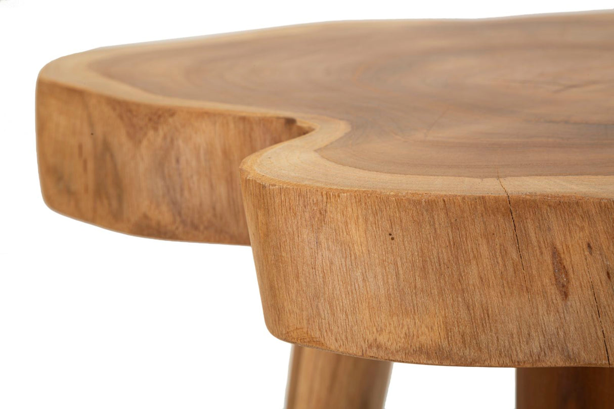 SGABELLO BUDUT IN TEAK RICICLATO (PEZZI UNICI - NON RIP. IN SERIE) - FERRETTI