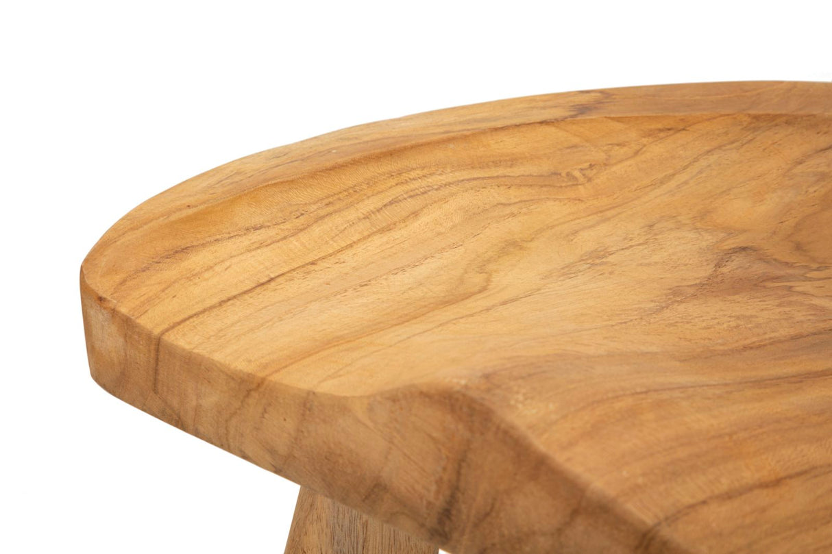 SGABELLO SEL IN TEAK RICICLATO (PEZZI UNICI - NON RIP. IN SERIE) - FERRETTI