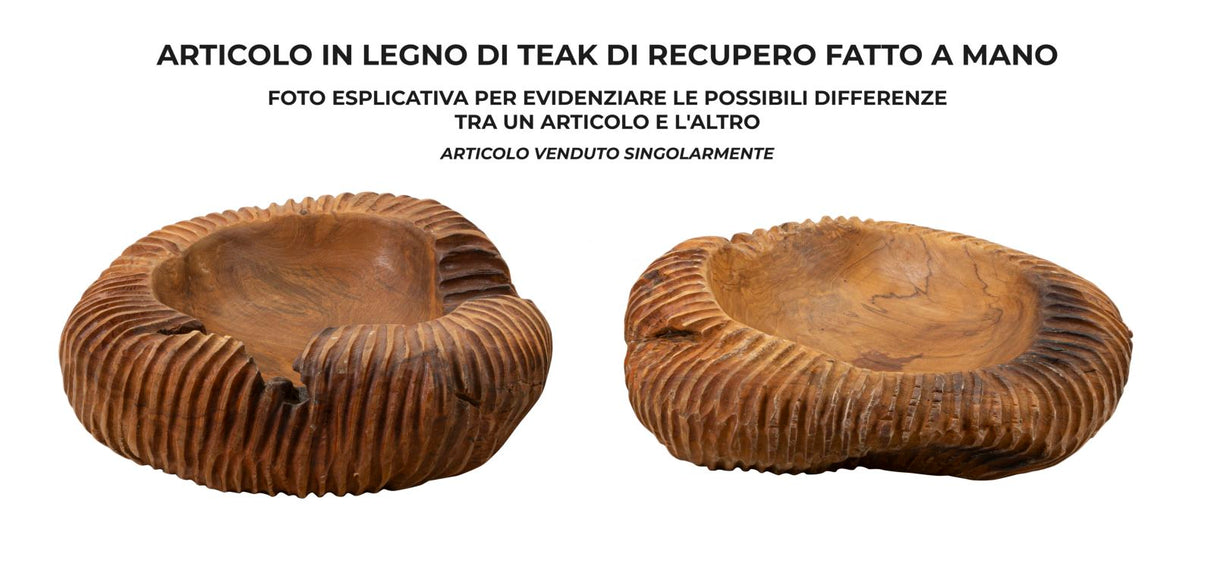 S/TASCHE GARIT IN TEAK RIC. (PEZZI UNICI - NON RIP. IN SERIE) - FERRETTI
