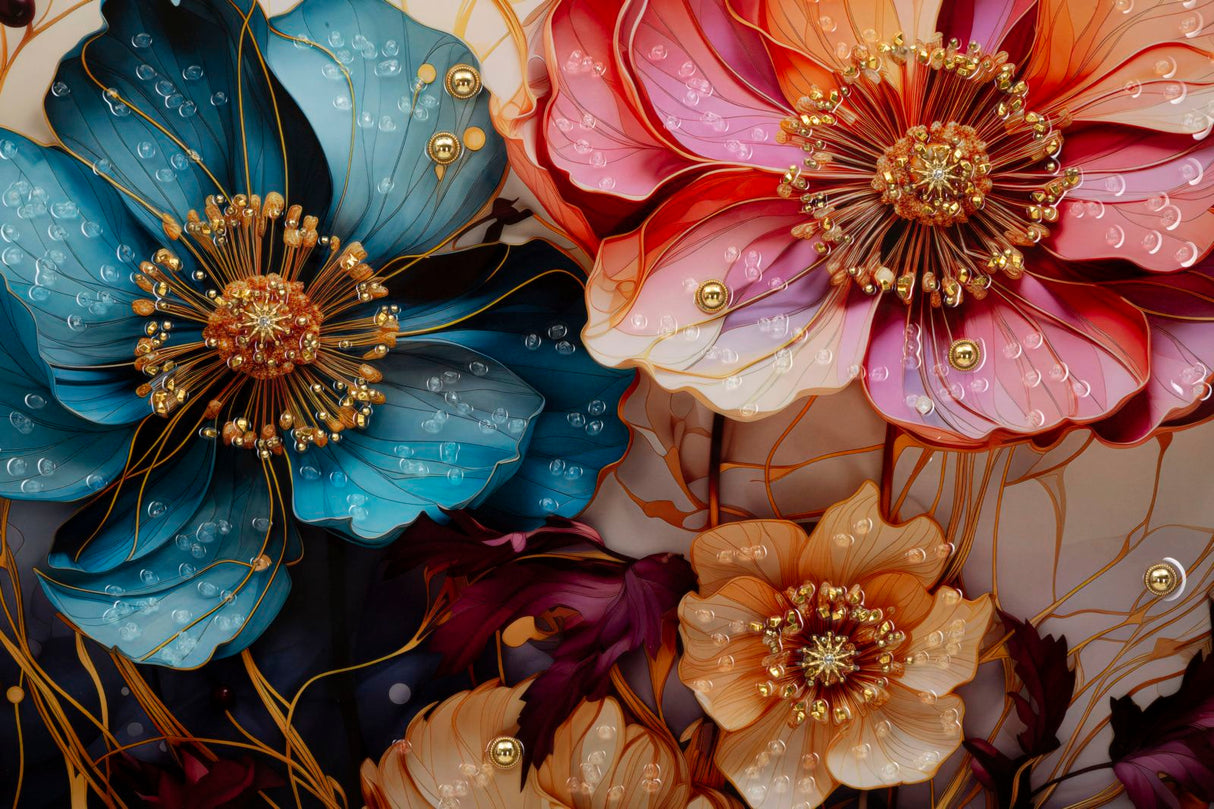 DIPINTO SU TELA LACCATO NARCY -A- C/CORNICE - FERRETTI