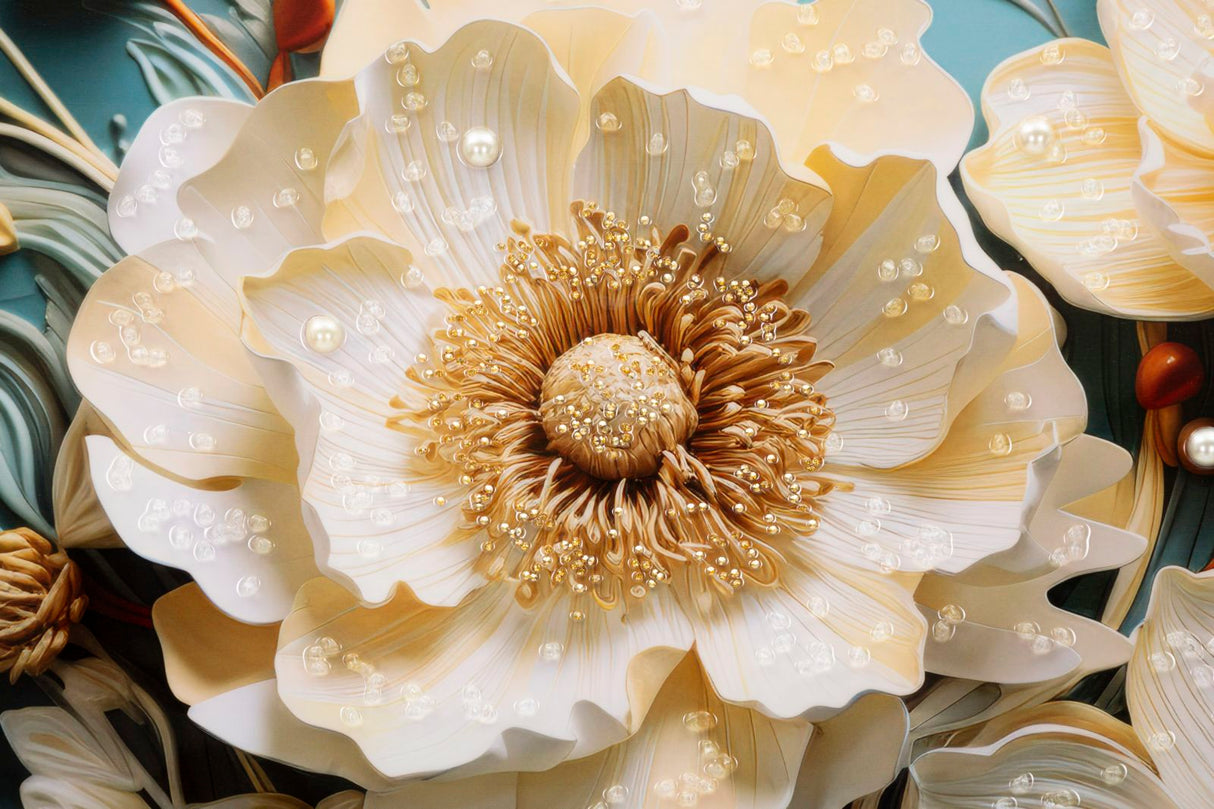 DIPINTO SU TELA LACCATO NARCY -B- C/CORNICE - FERRETTI