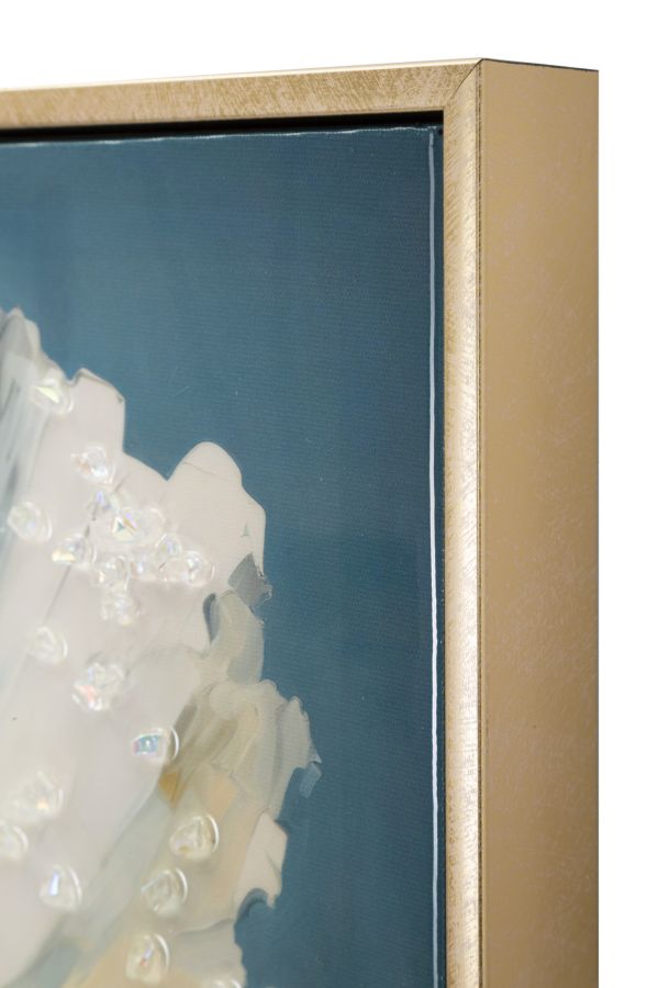 DIPINTO SU TELA LACCATO BLUEY C/CORNICE - FERRETTI