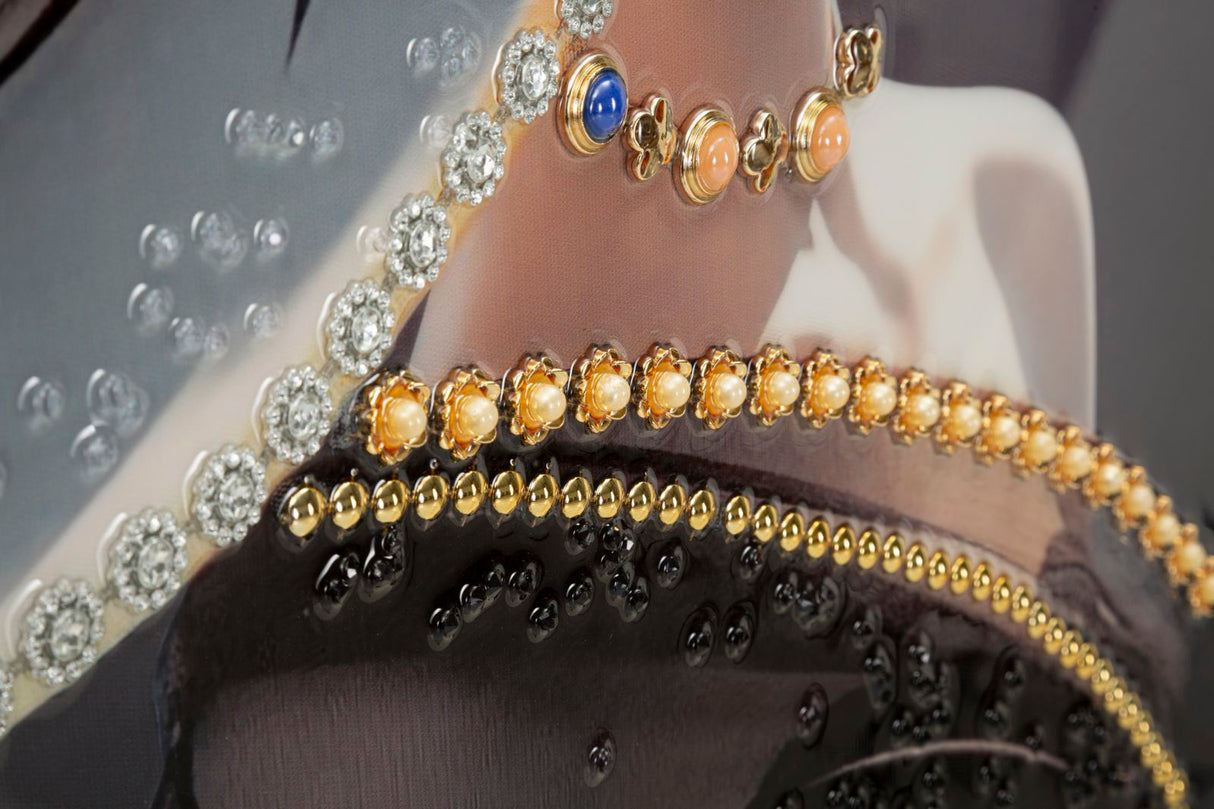 DIPINTO SU TELA LACCATO WIEN HAT -A- C/CORNICE - FERRETTI