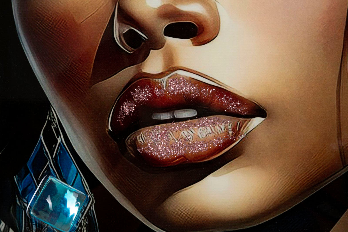 DIPINTO SU TELA LACCATO ALTEA -B- C/CORNICE X - FERRETTI