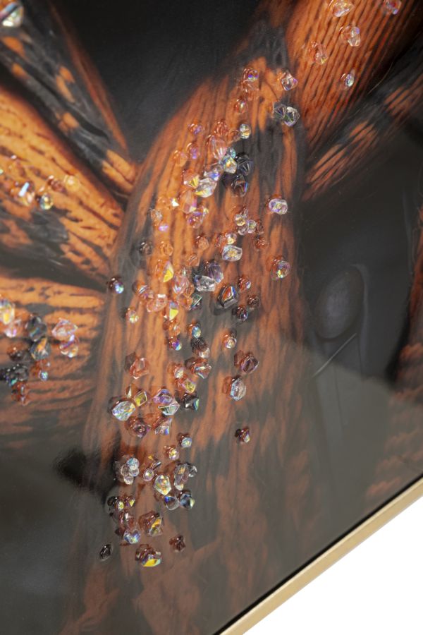 DIPINTO SU TELA LACCATO BAD BULLY -A- C/CORNICE - FERRETTI