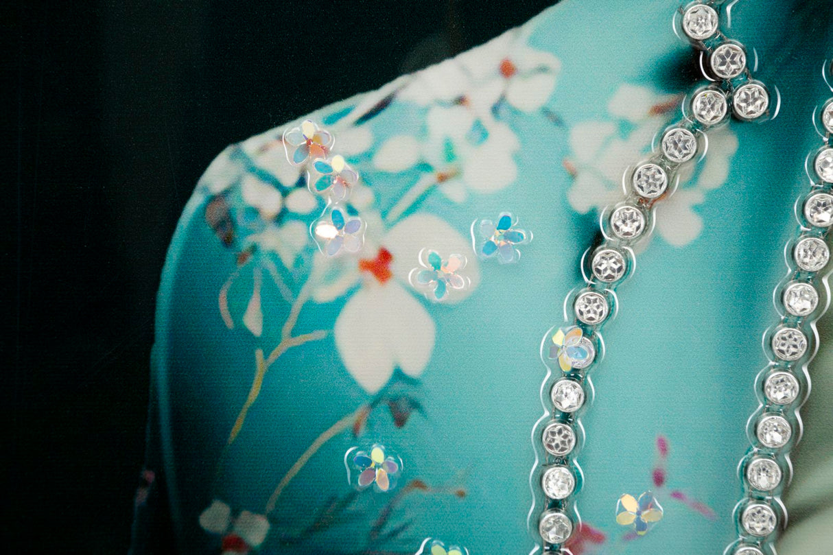 DIPINTO SU TELA LACCATO KONGY -A- C/CORNICE - FERRETTI