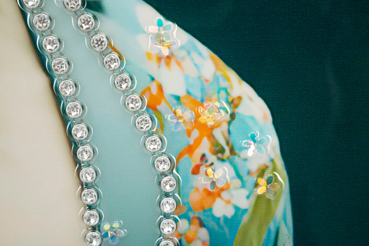 DIPINTO SU TELA LACCATO KONGY -B- C/CORNICE - FERRETTI