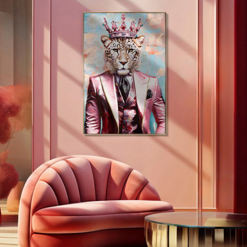 DIPINTO SU TELA KING -B- C/CORNICE - FERRETTI