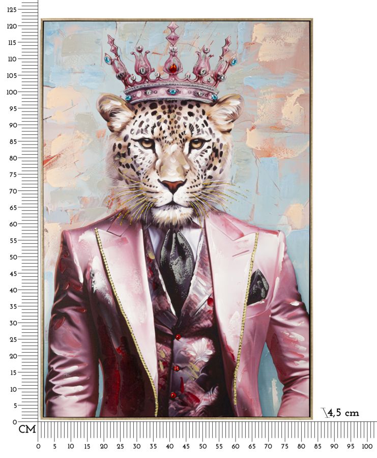 DIPINTO SU TELA KING -B- C/CORNICE - FERRETTI