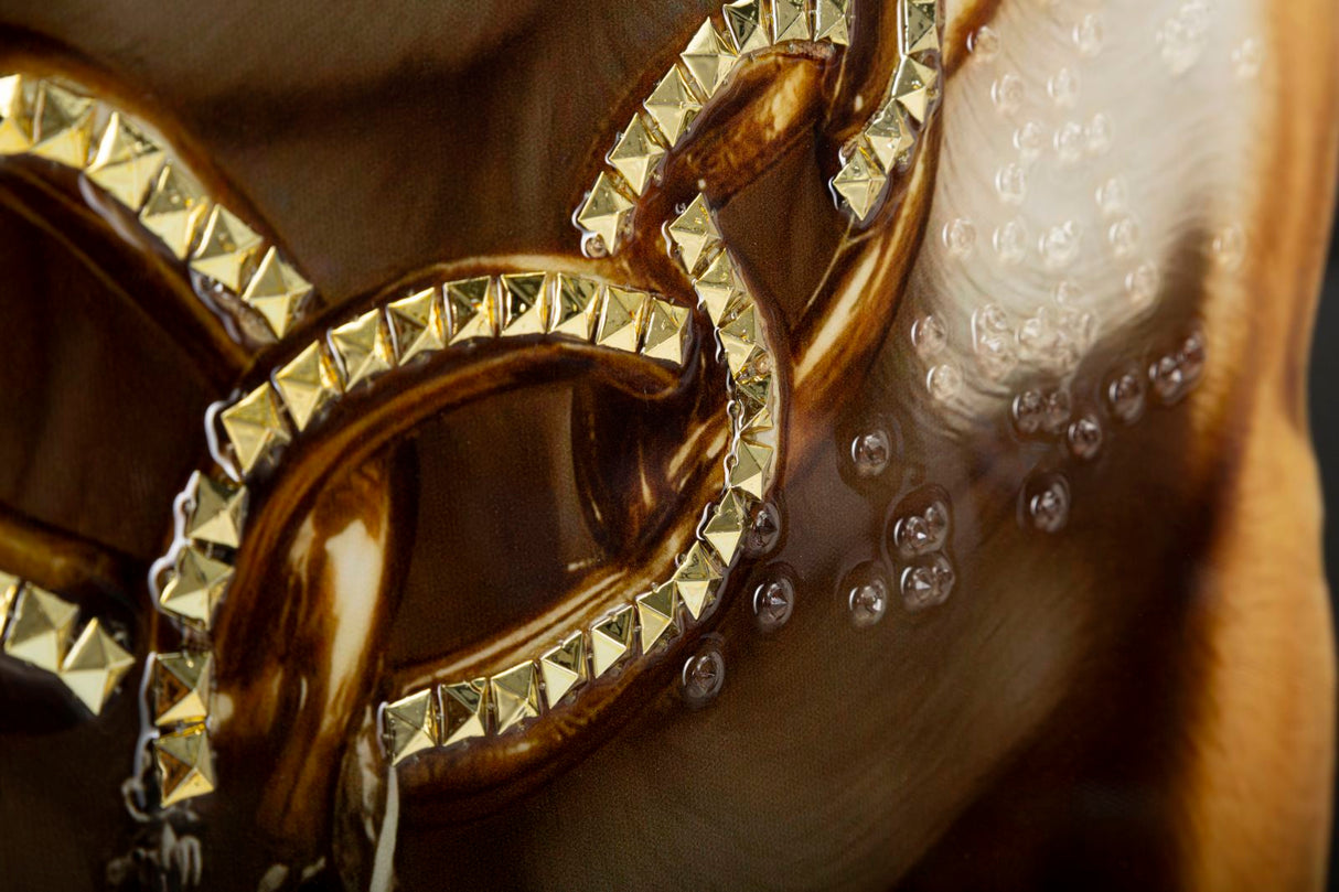 DIPINTO SU TELA LACCATO BULLY C/CORNICE - FERRETTI