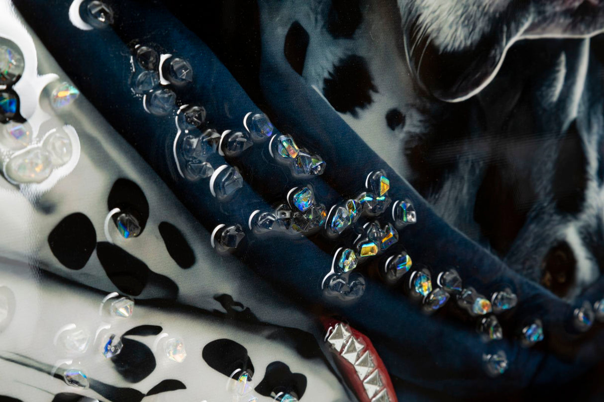 DIPINTO SU TELA LACCATO TRAP C/CORNICE - FERRETTI