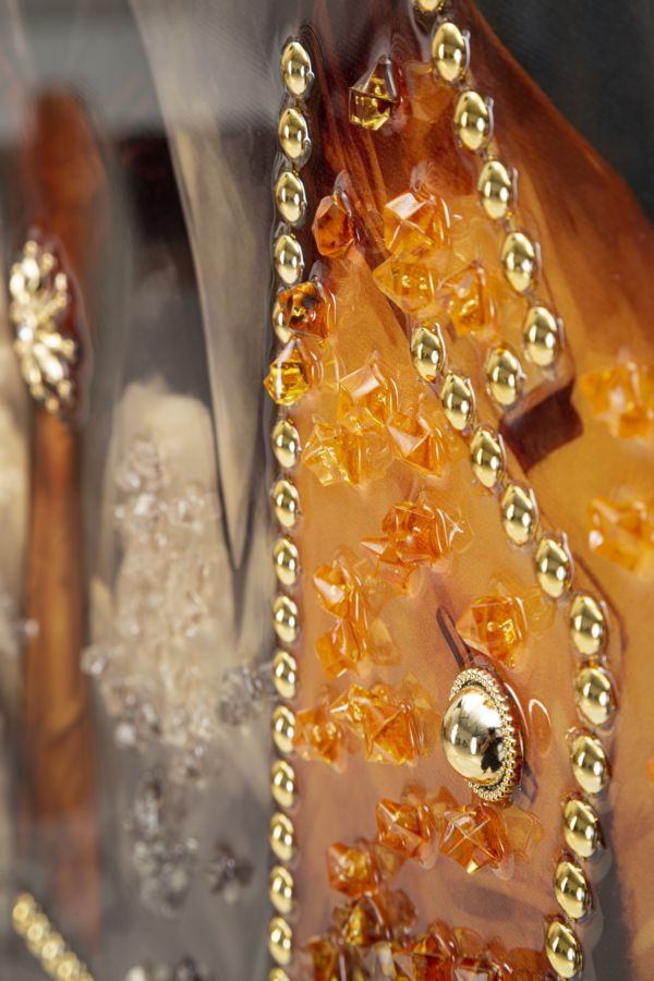 DIPINTO SU TELA LACCATO MONKY C/CORNICE - FERRETTI