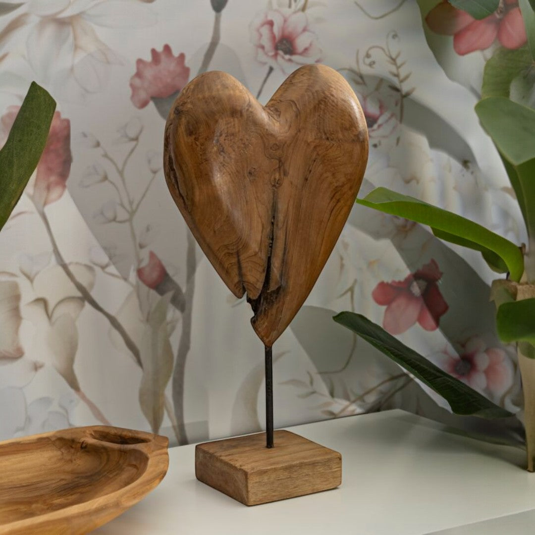 SCULTURA DOBU CM 25X12X45 IN TEAK RICICLATO (PEZZI UNICI - NON RIP. IN SERIE) - FERRETTI