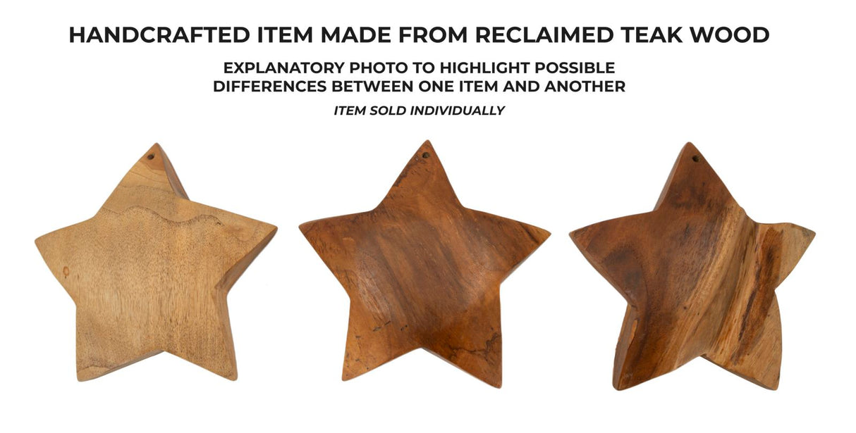 DECORAZIONE BINTANG DA APP.IN TEAK RIC. (PEZZI UNICI-NON RIP. IN SERIE) - FERRETTI