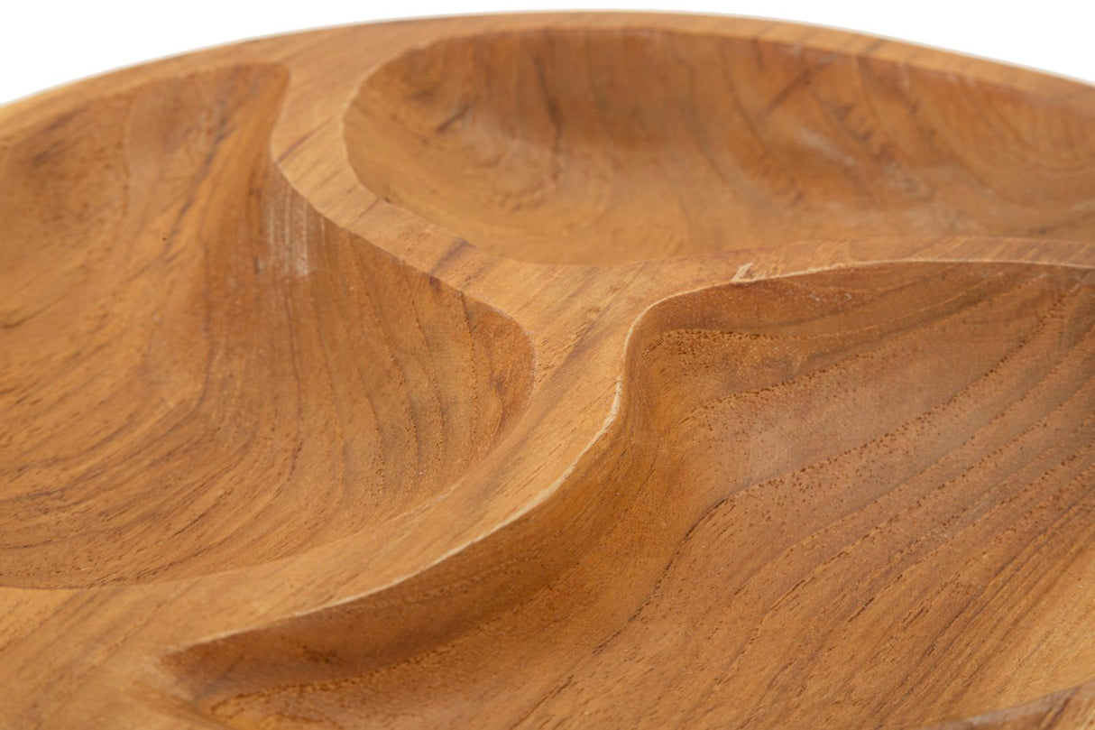 S/TASCHE 3 PARTI IN TEAK RIC. (PEZZI UNICI - NON RIP. IN SERIE) - FERRETTI