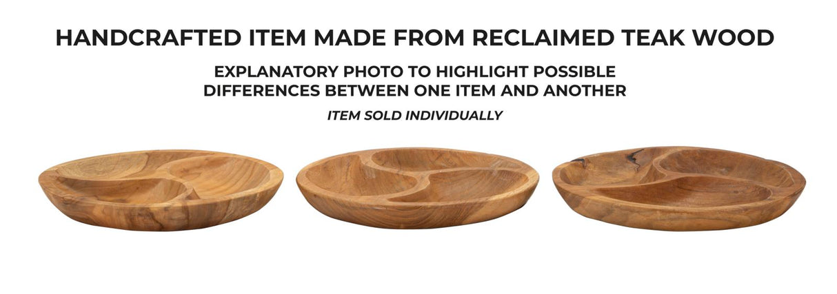 S/TASCHE 3 PARTI IN TEAK RIC. (PEZZI UNICI - NON RIP. IN SERIE) - FERRETTI