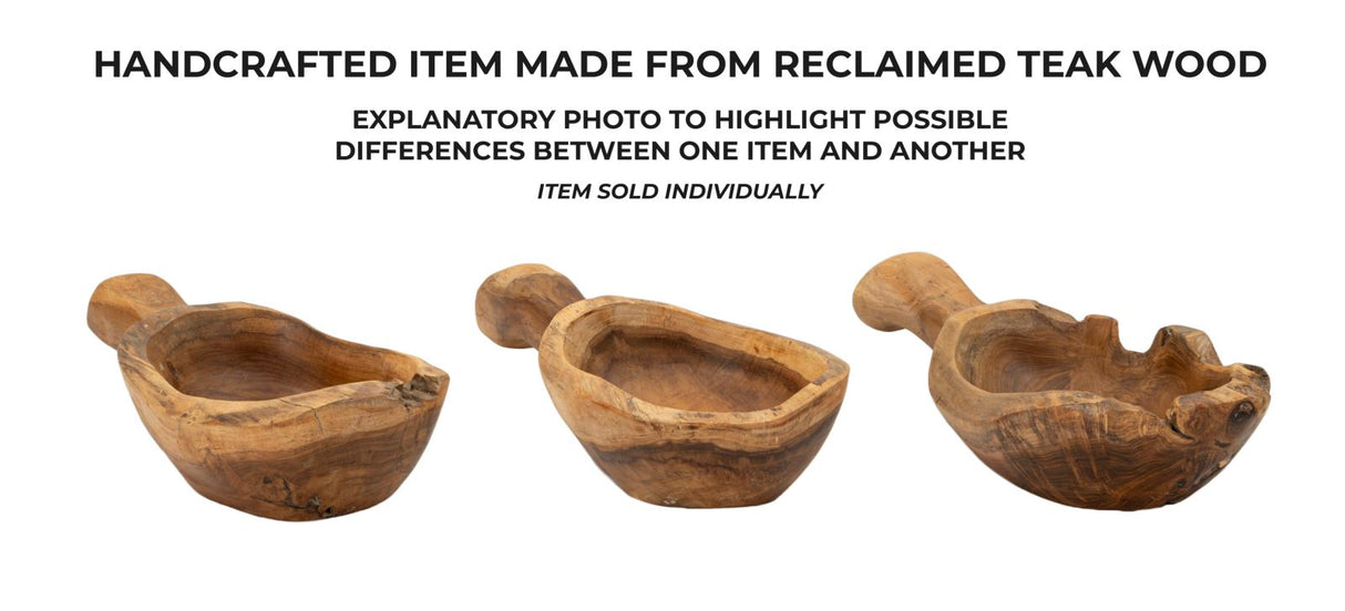 S/TASCHE SPOON IN TEAK RIC. (PEZZI UNICI - NON RIP. IN SERIE) - FERRETTI