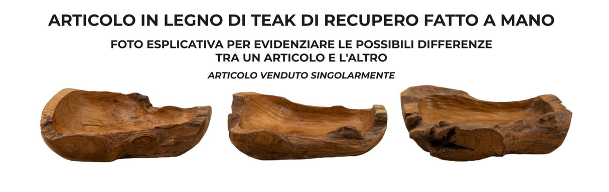 S/TASCHE NARRO IN TEAK RICICLATO (PEZZI UNICI - NON RIP. IN SERIE) - FERRETTI