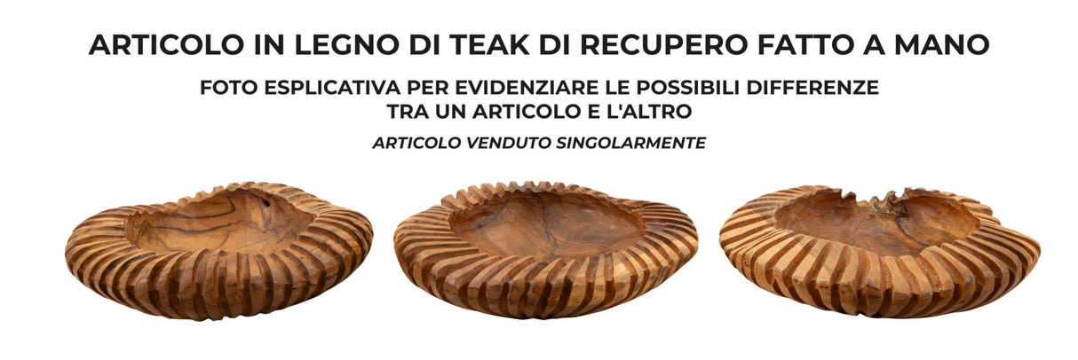 S/TASCHE GERIS IN TEAK RICICLATO (PEZZI UNICI - NON RIP. IN SERIE) - FERRETTI