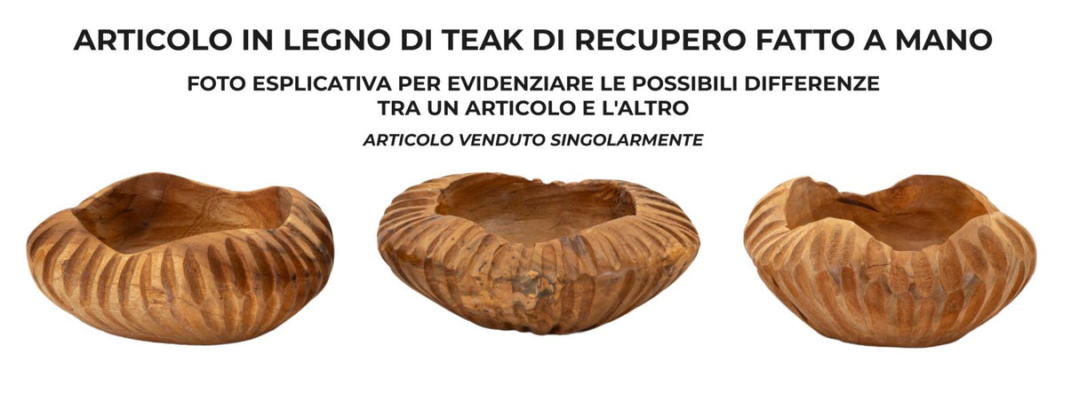 S/TASCHE GERIS IN TEAK RIC. (PEZZI UNICI - NON RIP. IN SERIE) - FERRETTI