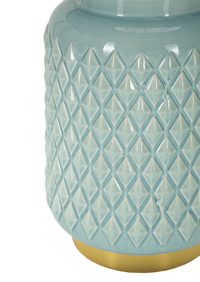 LAMPADA DA TAVOLO SQUARE CELESTE - FERRETTI