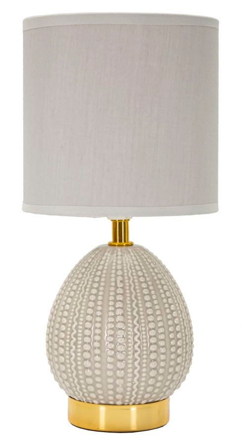 LAMPADA DA COMODINO FLAVI GRIGIA CM Ø 15X30