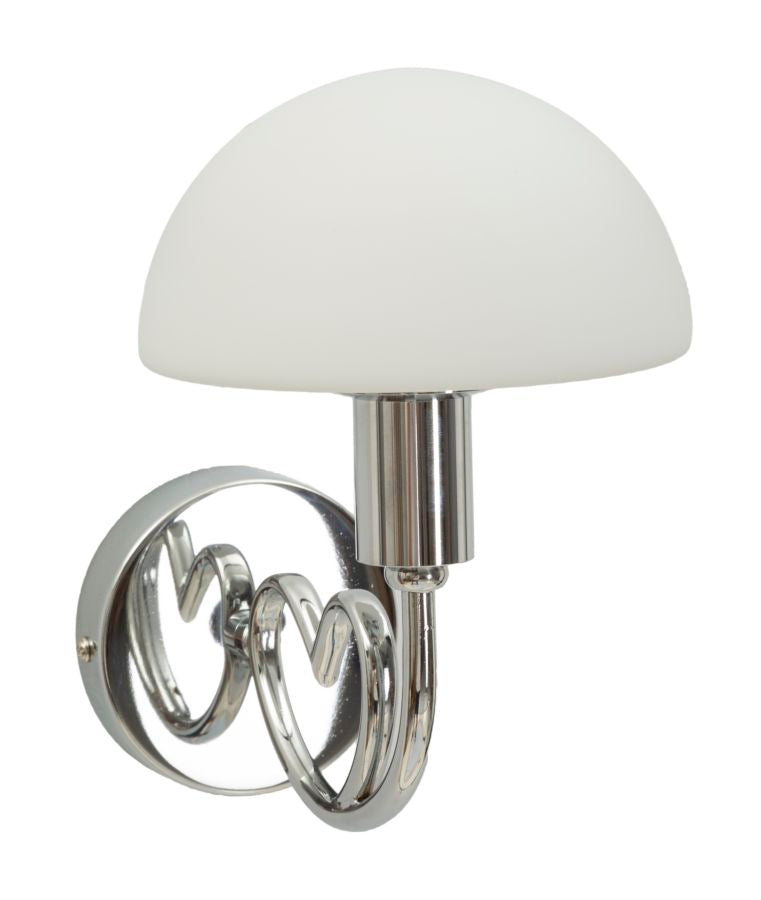 LAMPADA DA MURO LOVY SILVER CM 23X15X22
