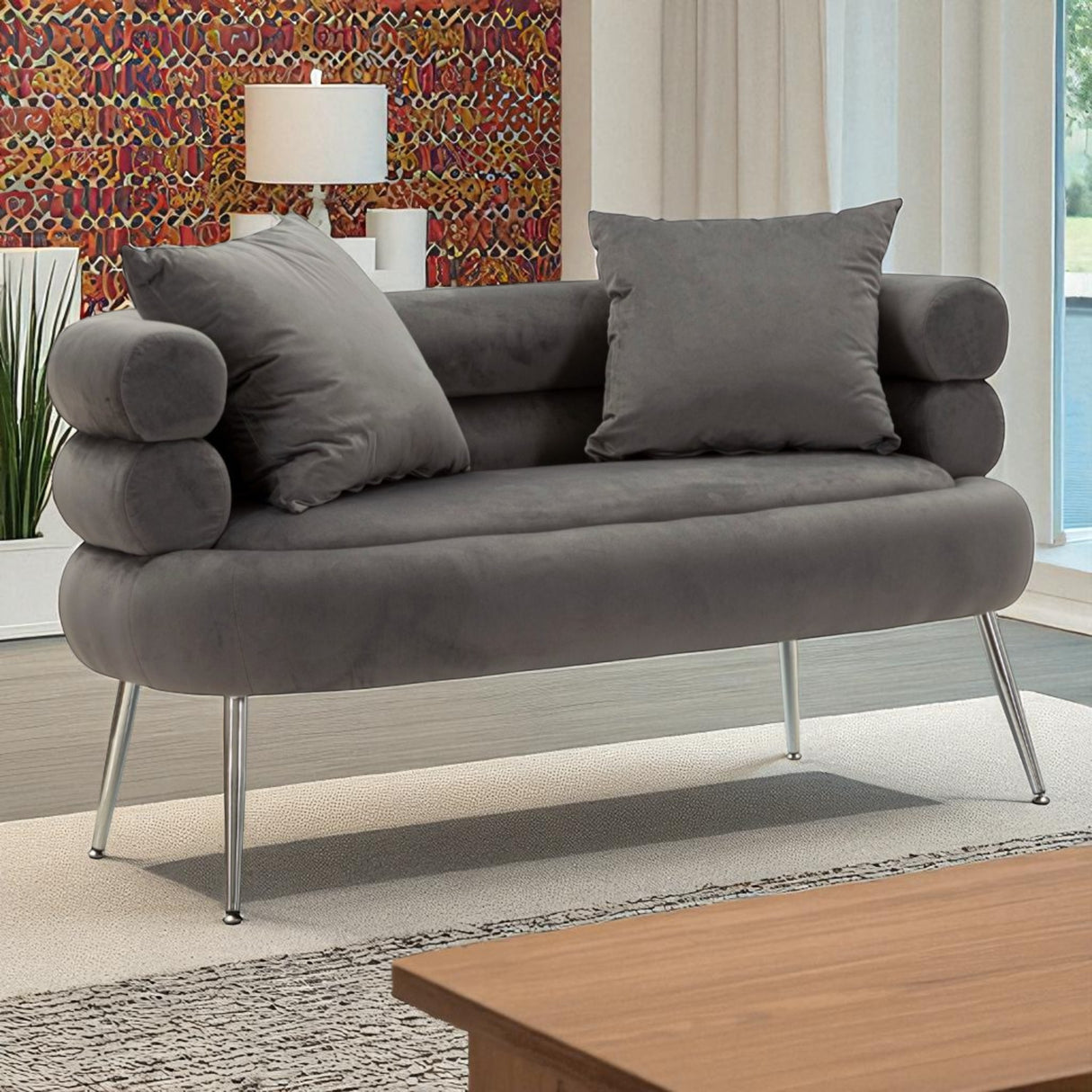 DIVANETTO SILVERY PLUS C/CUSCINI - FERRETTI