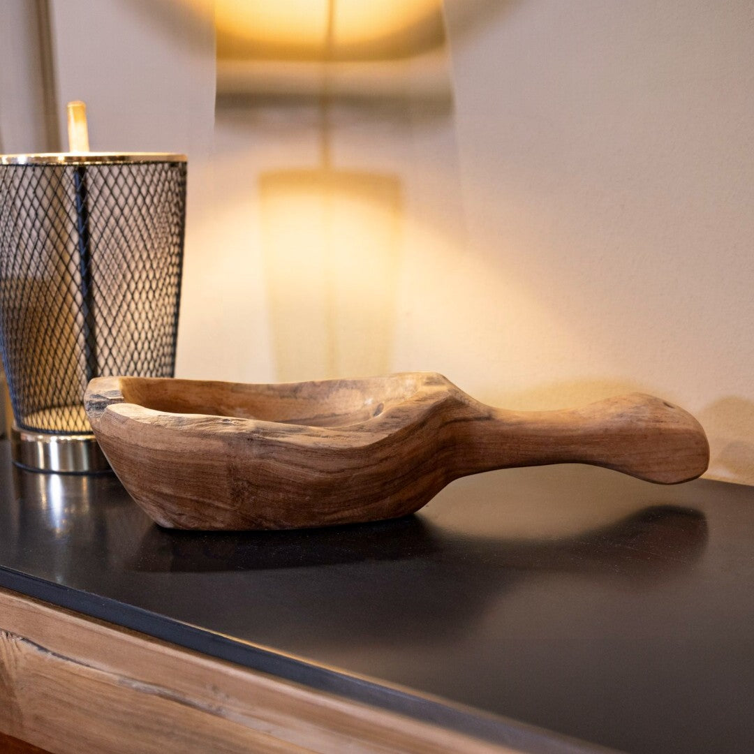 S/TASCHE SPOON IN TEAK RIC. (PEZZI UNICI - NON RIP. IN SERIE) - FERRETTI