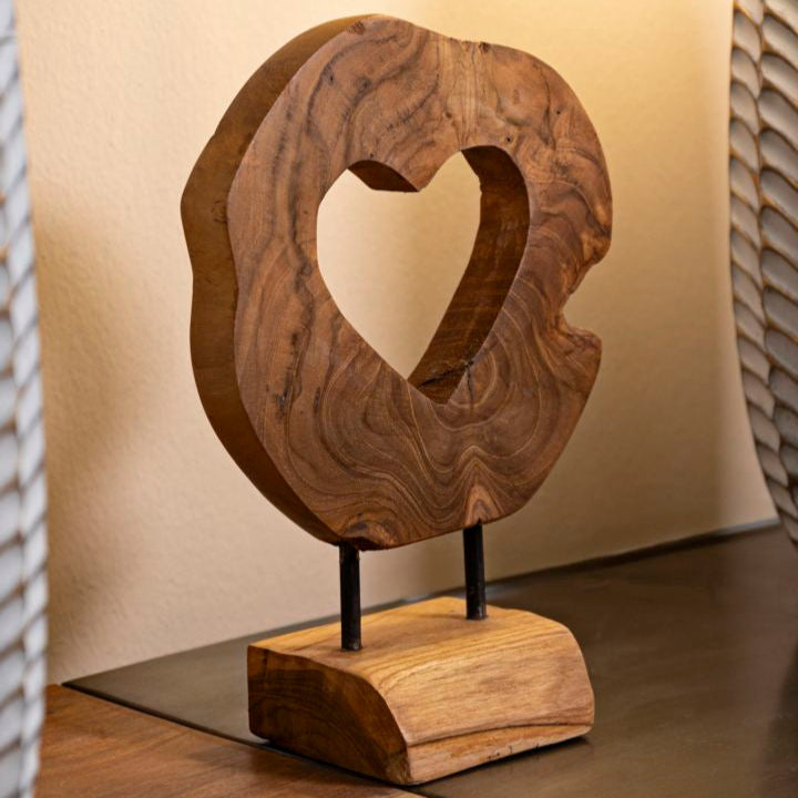 SCULTURA HASI CM 20X10X28 IN TEAK RIC. (PEZZI UNICI - NON RIP. IN SERIE) - FERRETTI