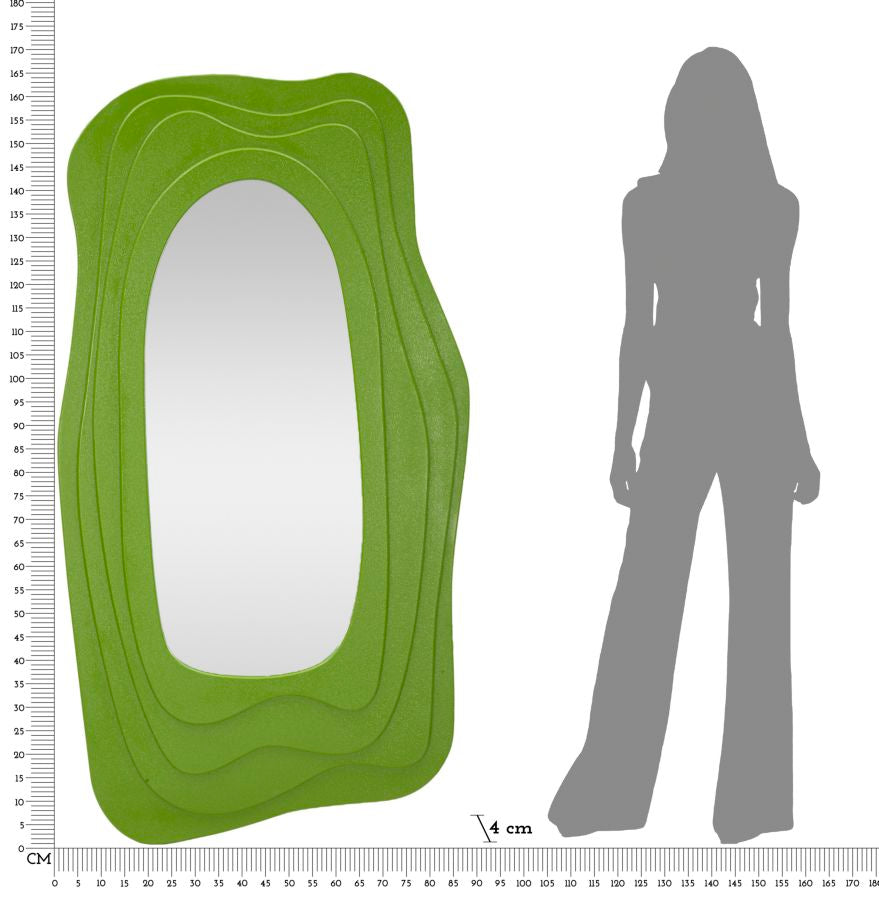 SPECCHIO DA MURO DAFNE VERDE - FERRETTI