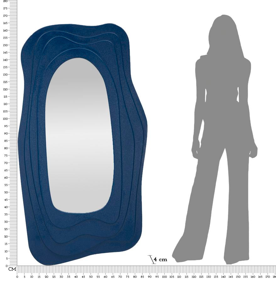 SPECCHIO DA MURO DAFNE BLU - FERRETTI