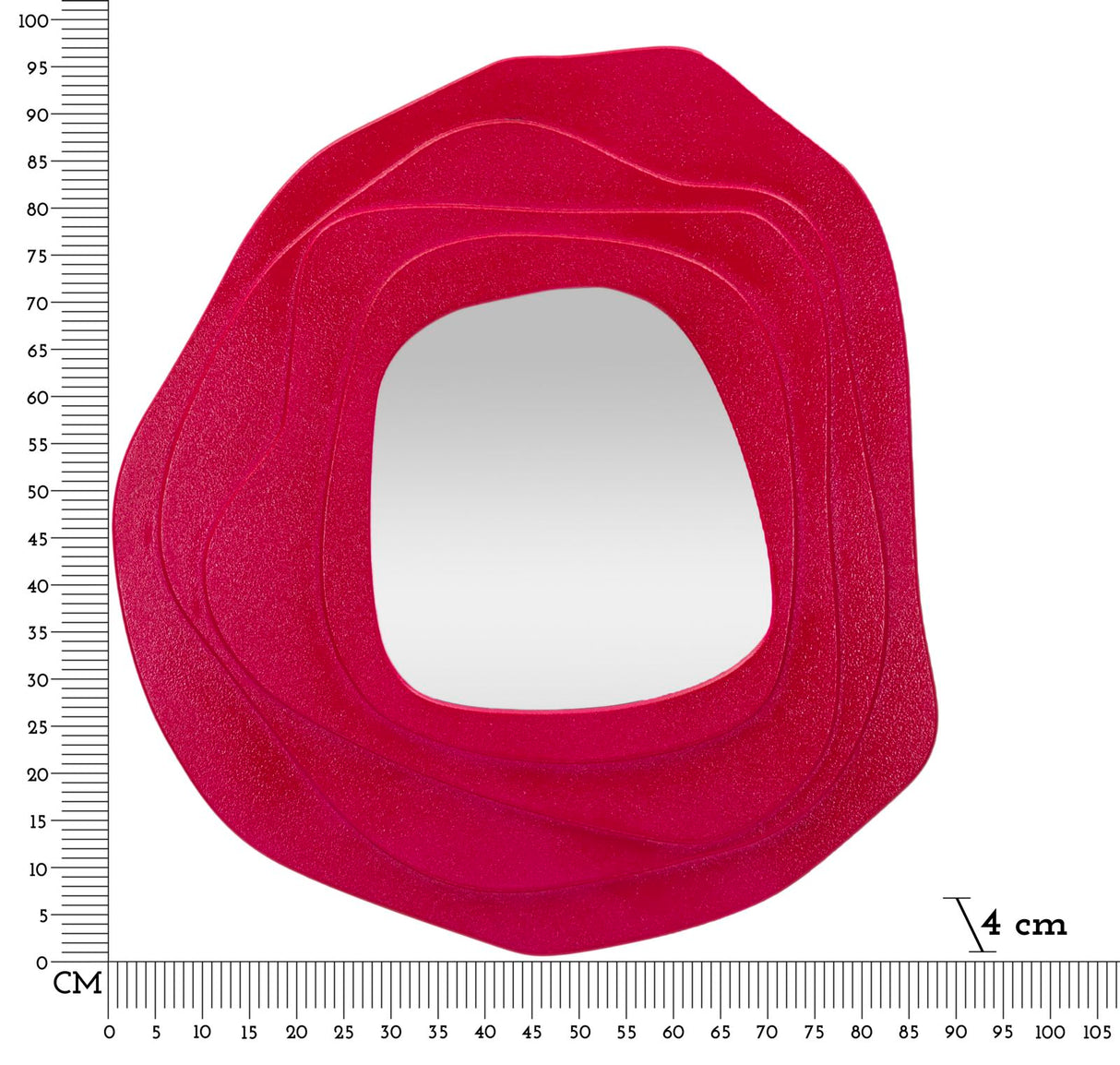 SPECCHIO DA MURO DALIA FUXIA - FERRETTI