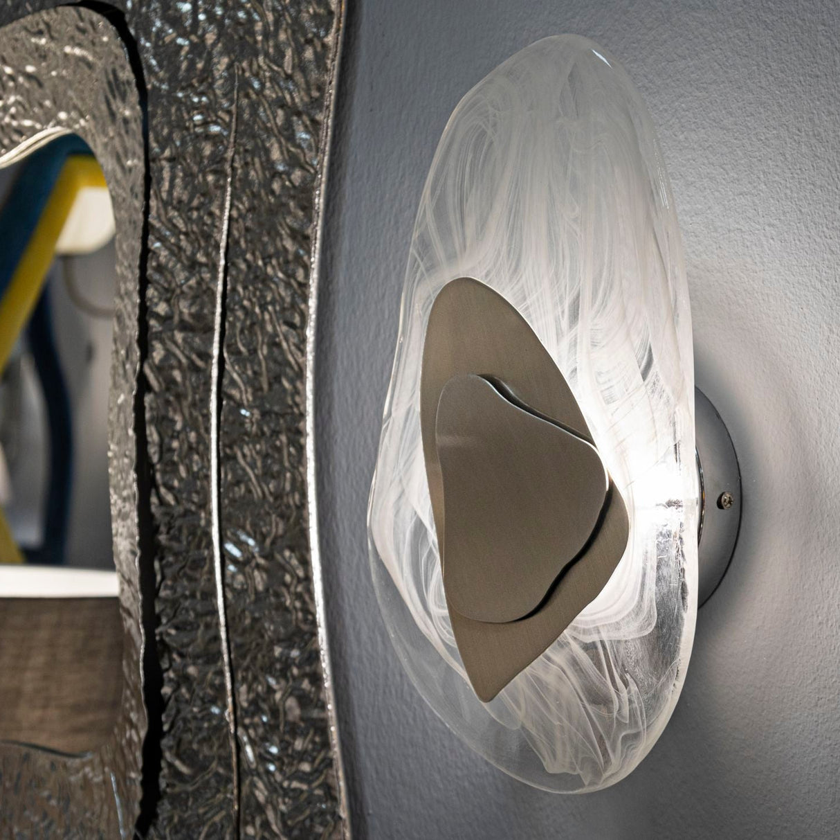 LAMPADA DA MURO OCEAN SILVER - FERRETTI