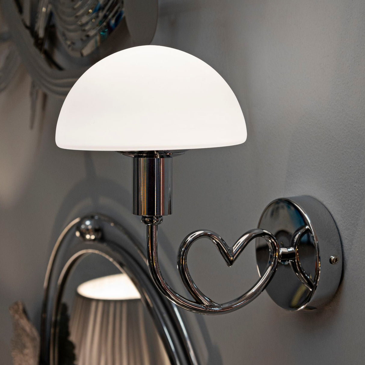 LAMPADA DA MURO LOVY SILVER - FERRETTI