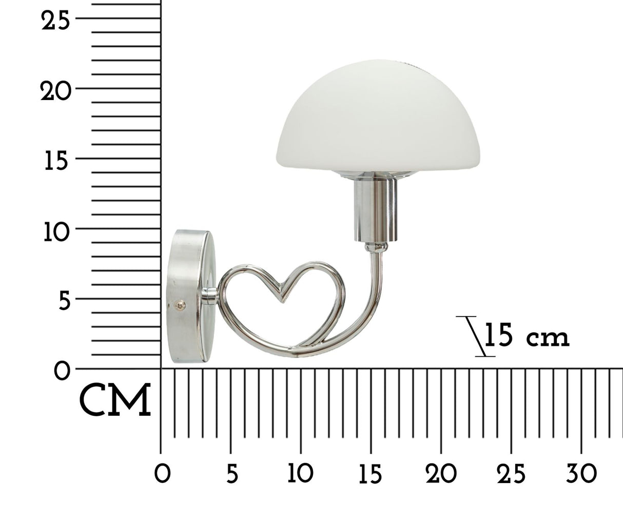 LAMPADA DA MURO LOVY SILVER - FERRETTI