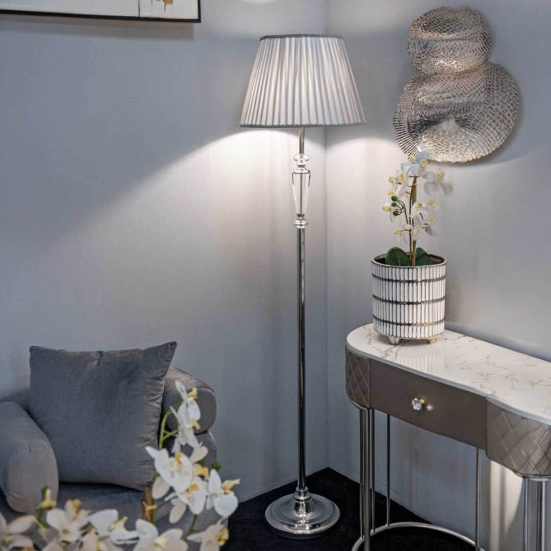 LAMPADA DA TERRA SILVERY - FERRETTI