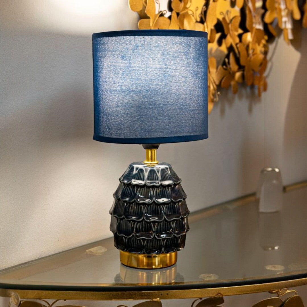 LAMPADA DA COMODINO PIGNY BLU - FERRETTI