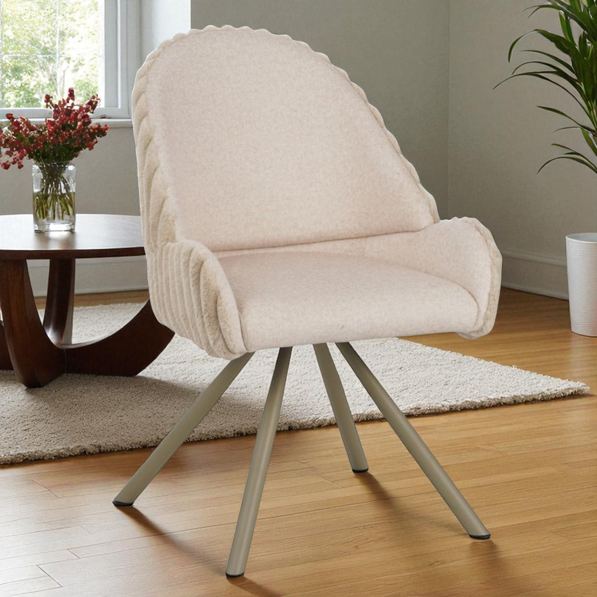 SEDIA STOCCOLMA -A-CREMA SET 2 PZ - FERRETTI