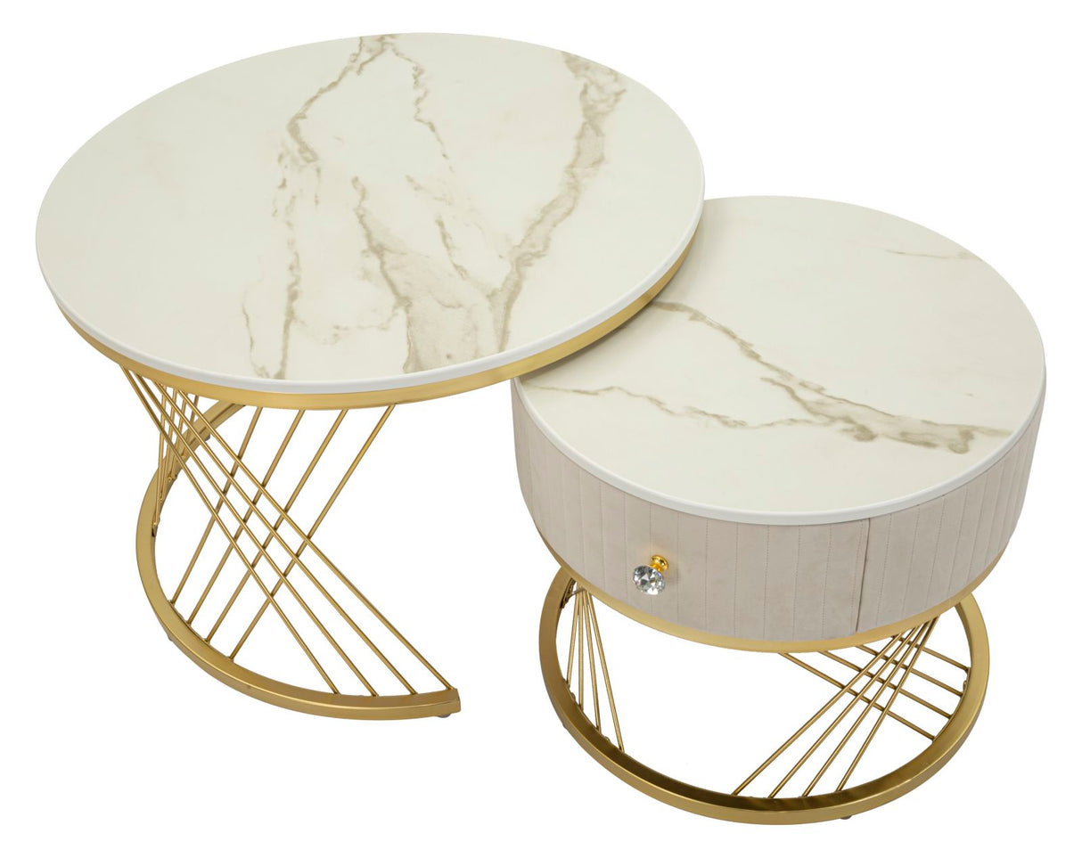 TAVOLI DA CAFFE' VOTIX COPPIA - FERRETTI