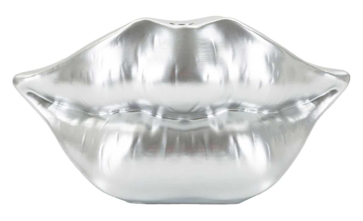 VASO MOUTH LIP SILVER CM 23X8X12