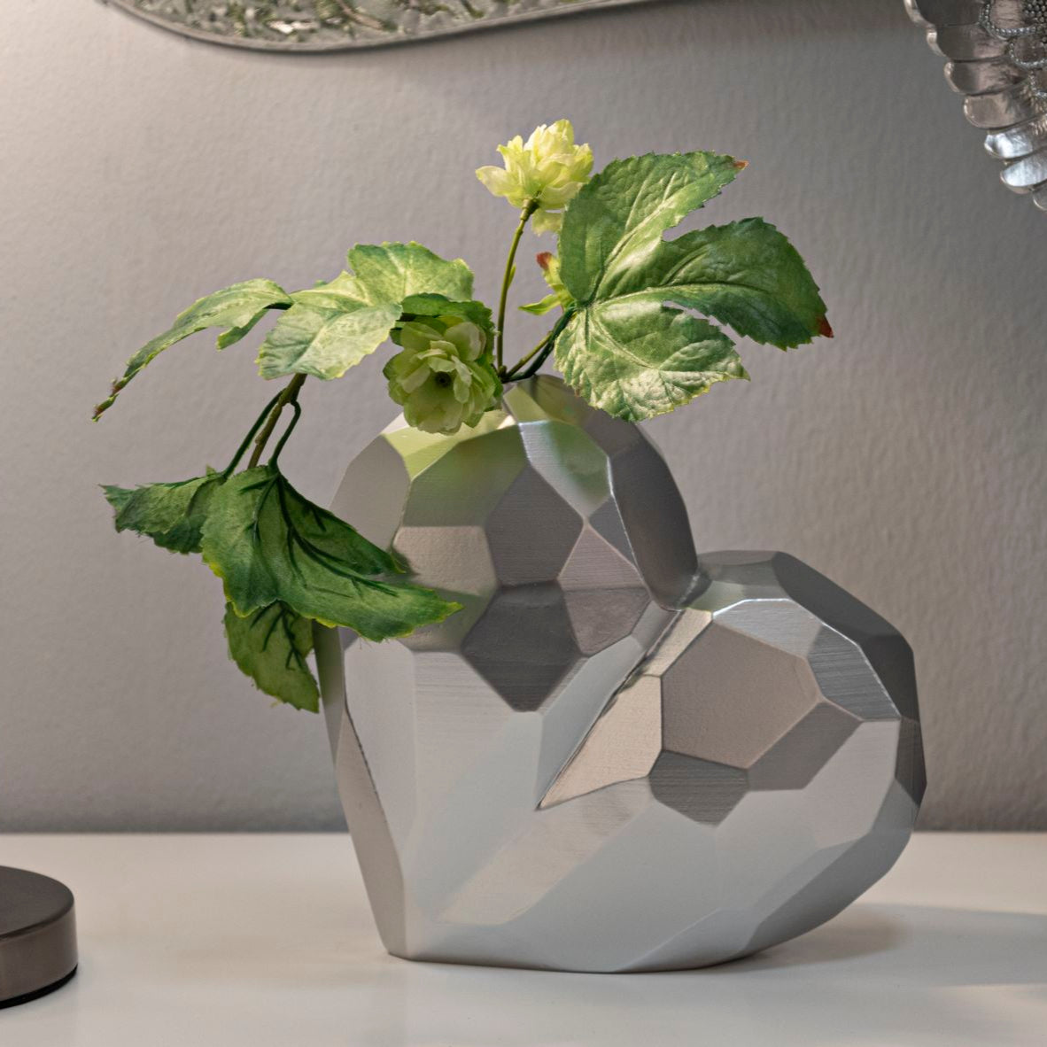 VASO HEART SILVER - FERRETTI