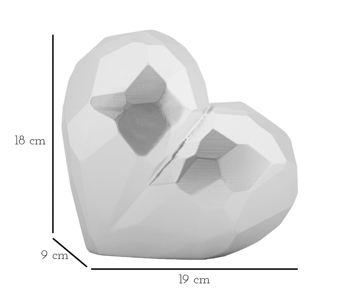 VASO HEART SILVER - FERRETTI